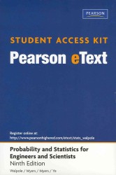 Probability and Statistics for Engineers and Scientists Access Card （4 PSC STU）