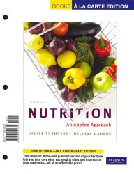 Nutrition, an Applied Approach : Books a La Carte Edition （3 PCK UNBN）