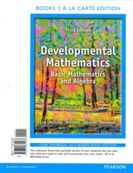 Developmental Mathematics : Basic Mathematics and Algebra (Books a la Carte)