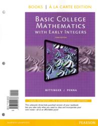 Basic College Mathematics with Early Integers （3 UNBND）