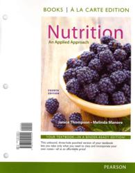 Nutrition + Masteringnutrition with Mydietanalysis with Pearson Etext Access Card : An Applied Approach （4 PCK LSLF）