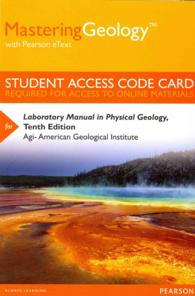 Physical Geology MasteringGeology with Pearson Etext Standalone Access Code （10 PSC STU）
