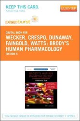 Brody's Human Pharmacology - Pageburst E-book on Vitalsource Retail Access Card （5 PSC）