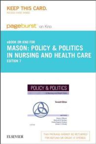 Policy & Politics in Nursing and Health Care Pageburst E-book on Kno Retail Access Card （7 PSC）