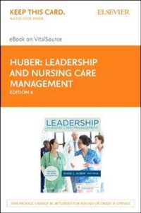 Leadership and Nursing Care Management - Elsevier Ebook on Vitalsource Retail Access Card （6 PSC）