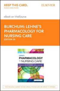 Lehne's Pharmacology for Nursing Care - Elsevier Ebook on Vitalsource Retail Access Card （10 PSC）