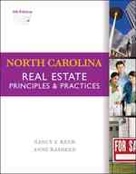 North Carolina Real Estate : Principles & Practice （6TH）
