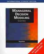 Managerial Decision Modeling -- Mixed media product （Rev ed）