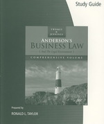Anderson's Business Law and the Legal Environment （20 STG COM）