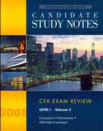 CFA Exam Review, Level 1 (Candidate Study Notes) 〈3〉