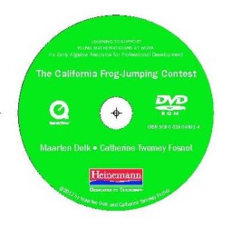 The California Frog-Jumping Contest : For Learning to Support Young Mathematicians at Work （DVD）