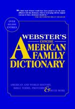 Webster's Concise American Family Dictionary （Reprint）