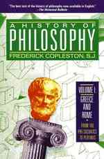 A History of Philosophy : Greece and Rome 〈1〉 （Reprint）
