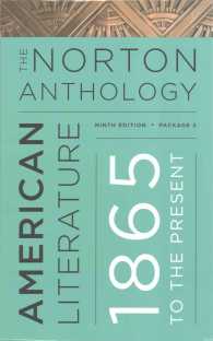The Norton Anthology of American Literature (3-Volume Set) (Norton Anthology of American Literature, package 2) （9TH）