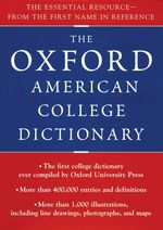 The Oxford American College Dictionary （Indexed）