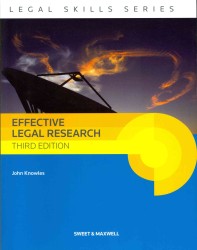 効果的な法律調査（第３版）<br>Effective Legal Research （3RD）