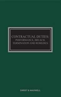 Contractual Duties: Performance， Breach， Termination and Remedies