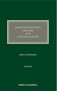 Misrepresentation， Mistake and Non-Disclosure