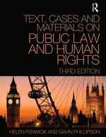 公法と人権：読本・判例・資料（第３版）<br>Text, Cases and Materials on Public Law and Human Rights （3TH）