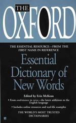 The Oxford Essential Dictionary of New Words