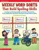 Weekly Word Sorts That Build Spelling Skills