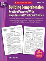Building Comprehension : Reading Passages with High-interest Practice Activities: Grades 3-4 （1ST）