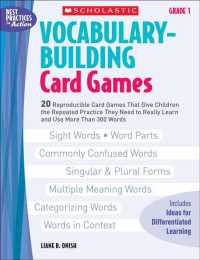 Vocabulary-Building Card Games : Grade 1 (Best Practices in Action)
