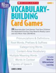 Vocabulary-Building Card Games, Grade 5 : 20 Reproducible Card Games That Give Children the Repeated Practice They Need to Really Learn and Use More t