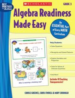 Algebra Readiness Made Easy: Grade 3 (Best Practices in Action Series)