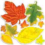 Autumn Leaves Accent Punch-Outs (Mini Bulletin Board Set) （LAM）