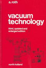 Vacuum Technology / Roth, Alexander - 紀伊國屋書店ウェブストア