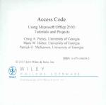 Using Microsoft Office 2003 Pass Code : Tutorials and Projects