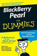 Blackberry Pearl for Dummies (For Dummies (Computer/tech))