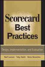 スコアカード活用の優良事例<br>Scorecard Best Practices : Design, Implementation, and Evaluation