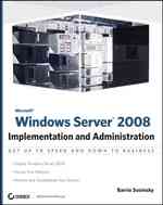 Windows Server 2008 Implementation and Administration
