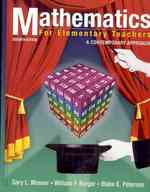 Mathematics for Elementary Teachers : A Contemporary Approach （7 HAR/PAS/）