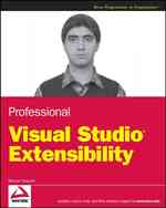 Professional Visual Studio 2008 Extensibility