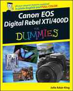 Canon EOS Digital Rebel XTi/400D for D for Dummies (For Dummies (Sports & Hobbies))