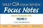 Wiley CIA Exam Review Focus Notes : Business Management Skills (Wiley Cia Exam Review. Volume 4) 〈4〉 （SPI New）
