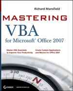 Mastering VBA for Microsoft Office 2007 (Mastering)