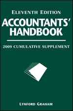 Accountants' Handbook 2009 Cumulative Supplement （11TH）