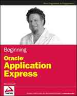 Beginning Oracle Application Express （New）