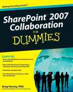 Sharepoint 2007 Collaboration for Dummies (For Dummies (Computer/tech))