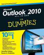 Outlook 2010 All-in-One for Dummies (For Dummies (Computer/tech))