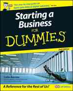 Starting a Business for Dummies (For Dummies S.) -- Paperback （2 REV ED）