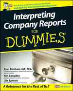 Interpreting Company Reports for Dummies (For Dummies S.) -- Paperback