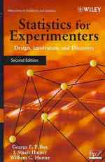 Statistics for Experimenters : Design, Innovation, and Discovery, 2 E + Jmp Version 6 Software Student Edition Set （Student）