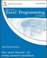 Excel Programming : Your Visual Blueprint for Creating Interactive Spreadsheets (Visual Blueprint) （3RD）