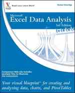 Excel Data Analysis : Your Visual Blueprint for Creating and Analyzing Data, Charts and PivotTables （3RD）