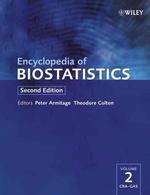生物統計学百科事典（第２版・全８巻）<br>Encyclopedia of Biostatistics (8-Volume Set) （2ND）